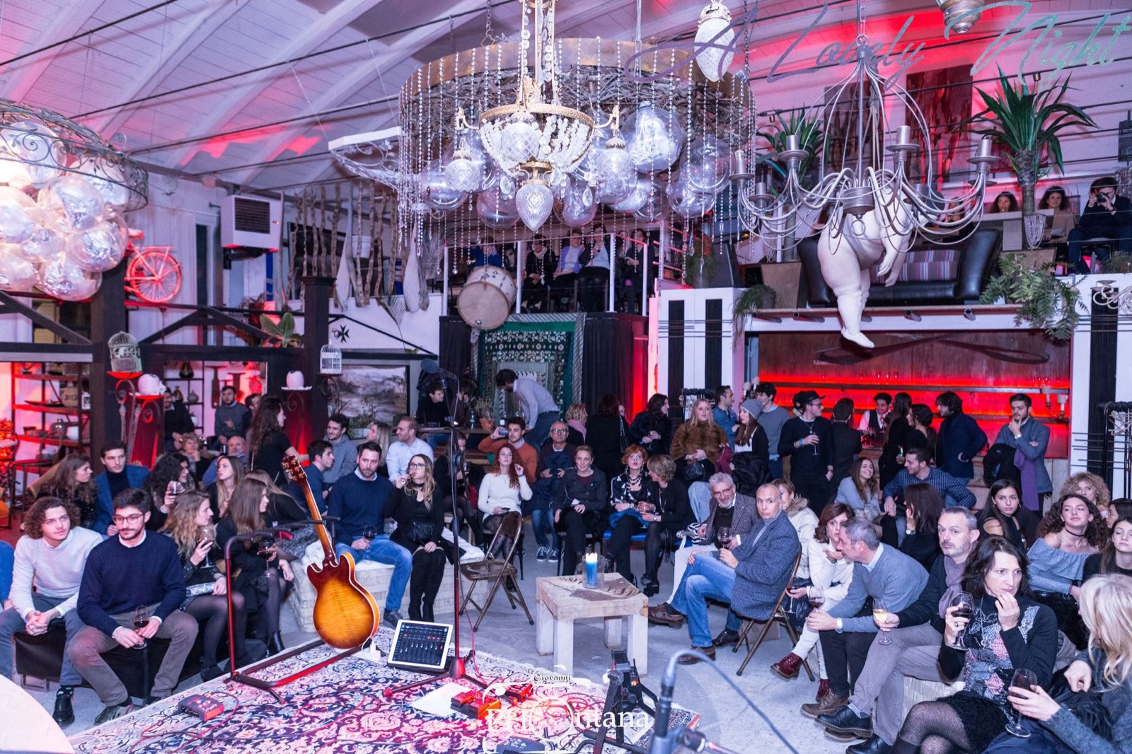 Il pubblico di A Lovely Night al Kameleon-Lab, 13 dicembre 2016